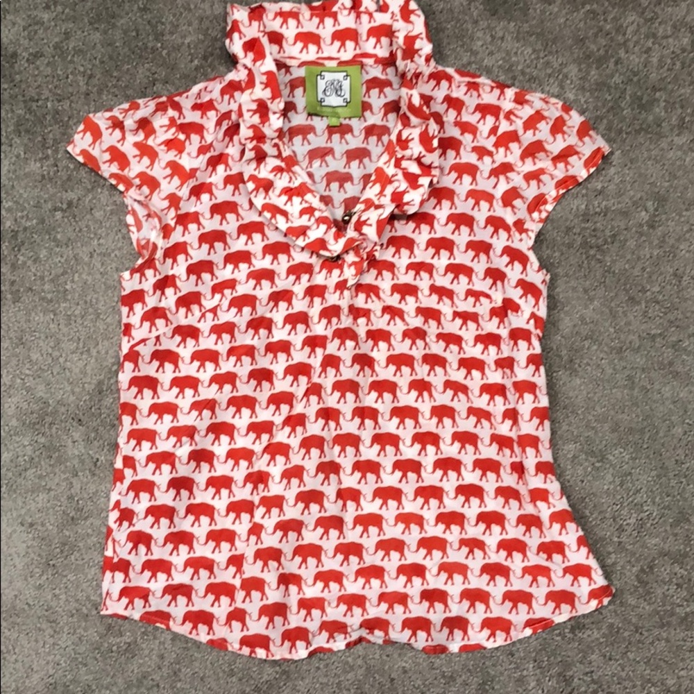 Elizabeth McKay Elephant Blouse